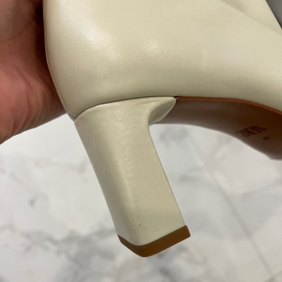 Leather boots - cream - Picture 9 of 16